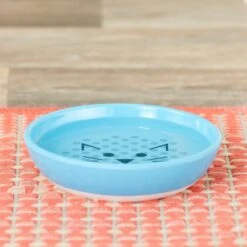 Van Ness Ecoware Non-Skid Cat Dish, Blue -Blue Buffalo Shop 81501 PT8. AC SS1800 V1517251580