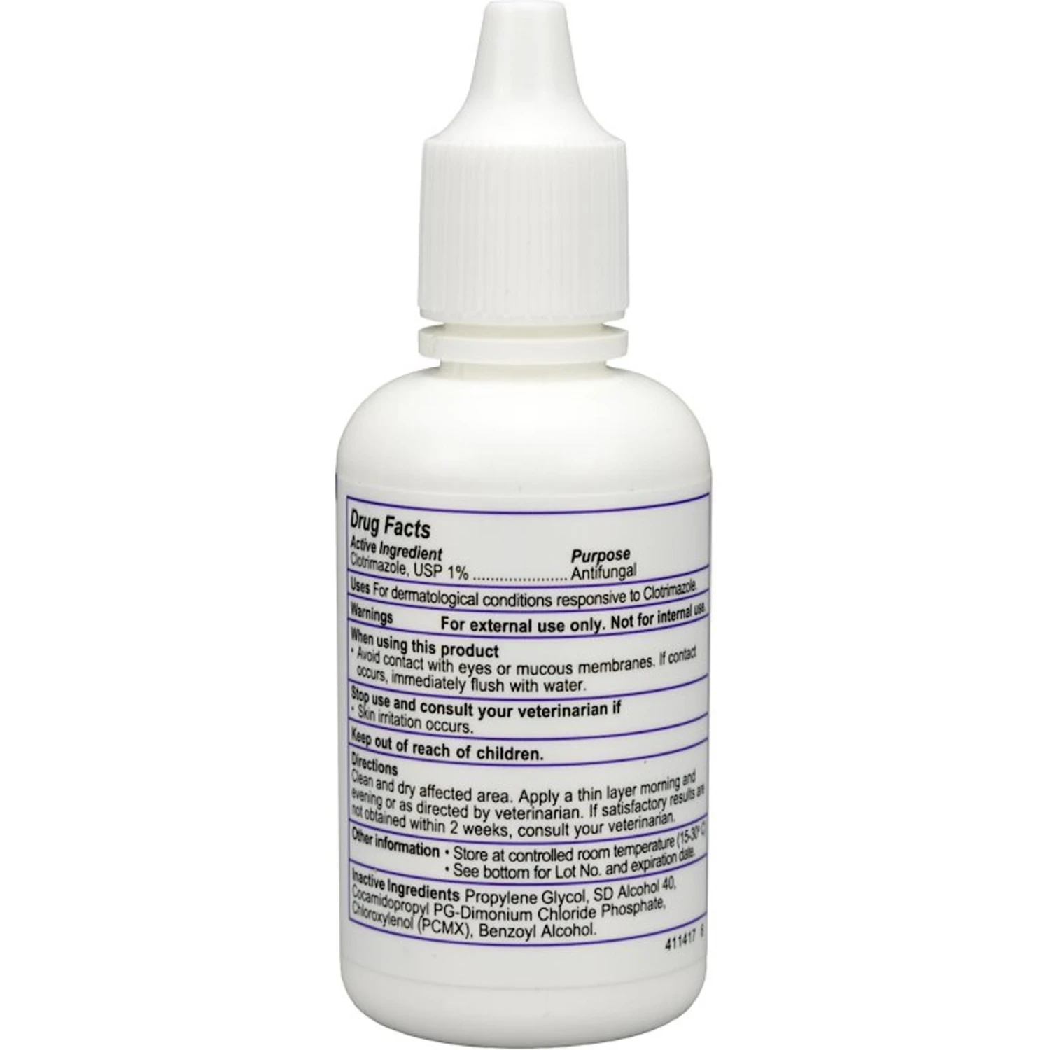 Vetoquinol Clotrimazole Antifungal Solution Droppers For Dogs & Cats 4 Vetoquinol Clotrimazole Antifungal Solution Droppers For Dogs & Cats - Image 2