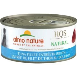 Almo Nature HQS Natural Tuna Fillet Entree In Broth Wet Dog Food, 5.5-oz Can, Case Of 12