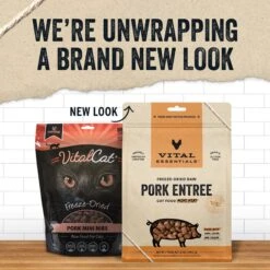Vital Essentials Freeze-Dried Raw Pork Mini Nibs Entree Cat Food 10 Vital Essentials Freeze-Dried Raw Pork Mini Nibs Entree Cat Food -Blue Buffalo Shop 821566 PT2. AC SS1800 V1680291215