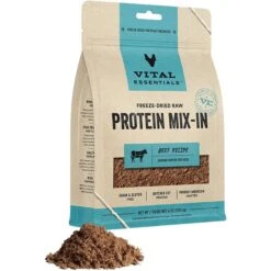 Vital Essentials Freeze-Dried Raw Protein Mix-In Beef Recipe Ground Dog Food Topper