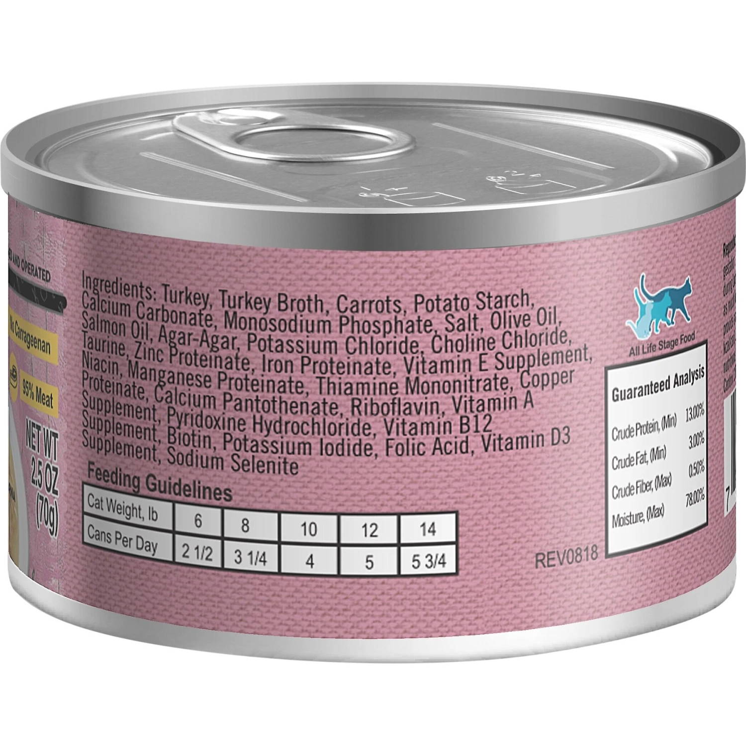 Lotus Just Juicy Turkey Stew Grain-Free Canned Cat Food 4 Lotus Just Juicy Turkey Stew Grain-Free Canned Cat Food - Image 2