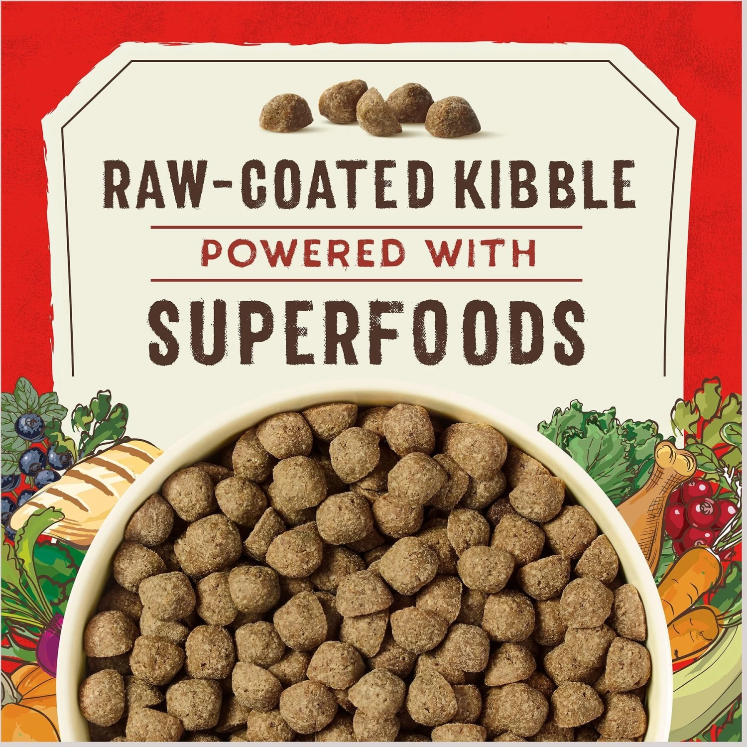 Stella & Chewy's SuperBlends Raw Coated Wholesome Grains Cage-Free Chicken & Duck Recipe With Superfoods Dry Dog Food 4 Stella & Chewy's SuperBlends Raw Coated Wholesome Grains Cage-Free Chicken & Duck Recipe With Superfoods Dry Dog Food - Image 2