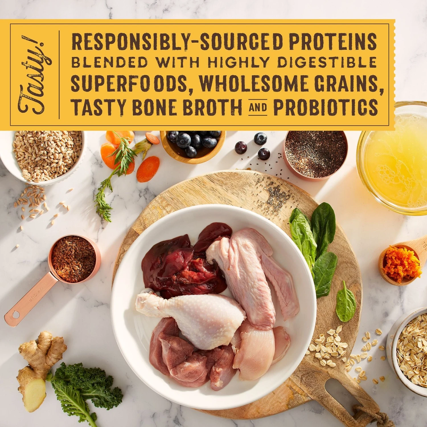 Stella & Chewy's SuperBlends Raw Coated Wholesome Grains Cage-Free Chicken & Duck Recipe With Superfoods Dry Dog Food 8 Stella & Chewy's SuperBlends Raw Coated Wholesome Grains Cage-Free Chicken & Duck Recipe With Superfoods Dry Dog Food - Image 6