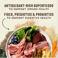 Stella & Chewy's SuperBlends Raw Coated Wholesome Grains Grass-Fed Beef, Beef Liver & Lamb Recipe With Superfoods Dry Dog Food -Blue Buffalo Shop 825894 PT6. AC SS1800 V1683567235