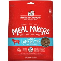 Stella & Chewy's Freeze-Dried Grain-Free Protein Rich Recipe Raw Dandy Lamb Meal Mixer Dog Food Topper, 35-oz Bag