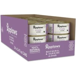 Applaws Limited Ingredient Mackerel & Sardine In Broth Canned Wet Cat Food