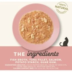 Applaws Tuna & Salmon In Gravy Limited Ingredient Canned Wet Cat Food, 2.47-oz Can, Case Of 24 -Blue Buffalo Shop 836294 PT2. AC SS1800 V1685462234