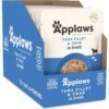 Applaws Tuna With Crab Broth Limited Ingredient Wet Cat Food, 2.47-oz Pouch, Case Of 12