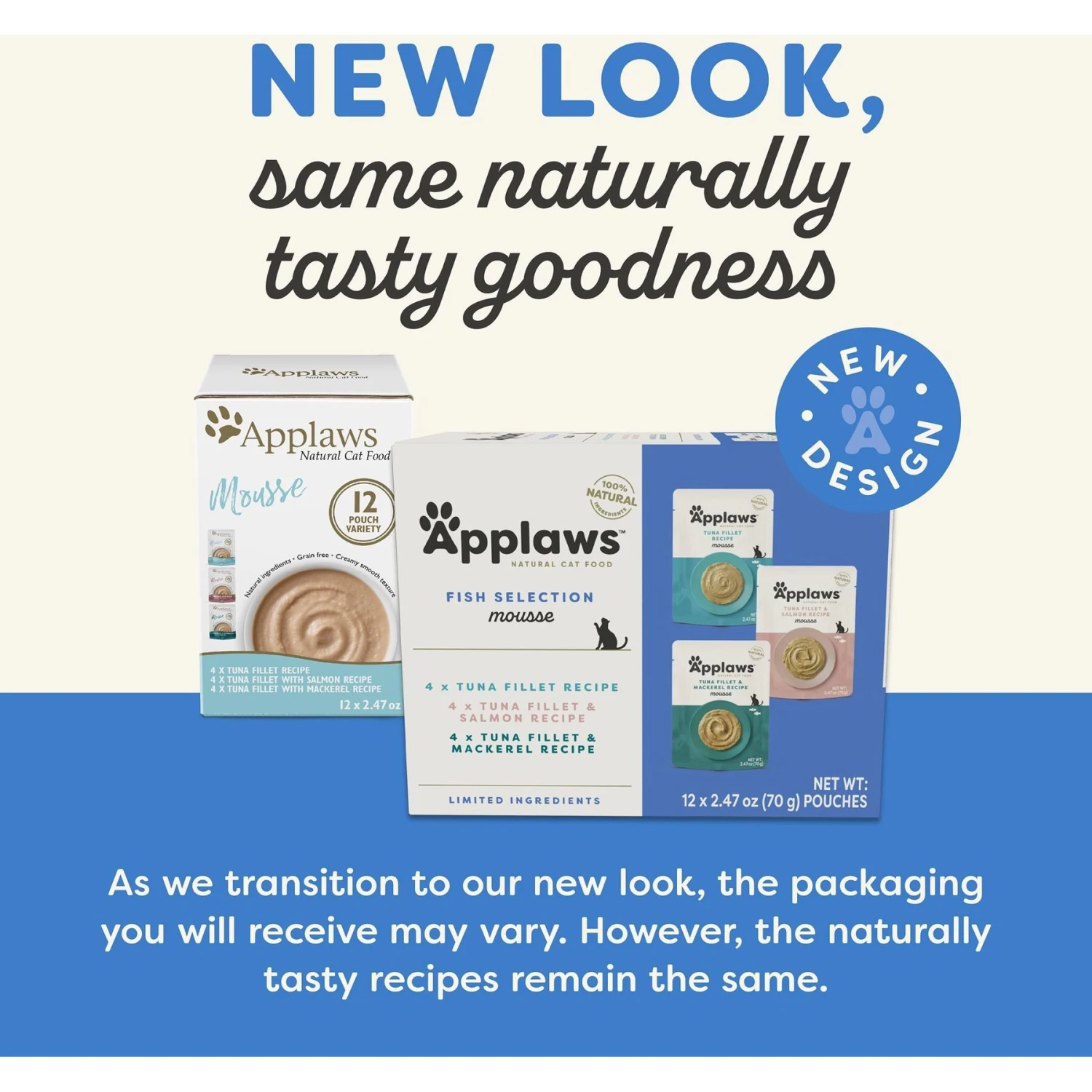 Applaws Variety Of Flavors In Mousse Limited Ingredient Wet Cat Food, 2.47-oz Pouch, Case Of 12 4 Applaws Variety Of Flavors In Mousse Limited Ingredient Wet Cat Food, 2.47-oz Pouch, Case Of 12 - Image 2