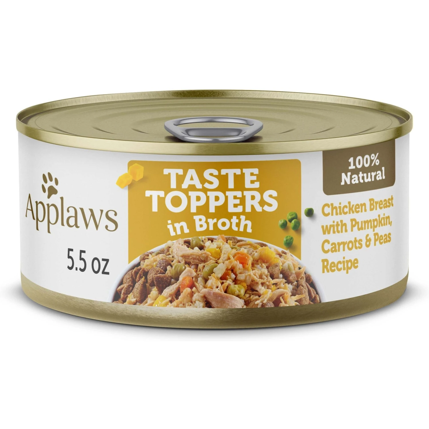Applaws Taste Toppers Chicken Breast With Pumpkin, Peas & Carrots In Broth Natural Wet Dog Food, 5.5-oz Pouch, Case Of 12 3 Applaws Taste Toppers Chicken Breast With Pumpkin, Peas & Carrots In Broth Natural Wet Dog Food, 5.5-oz Pouch, Case Of 12