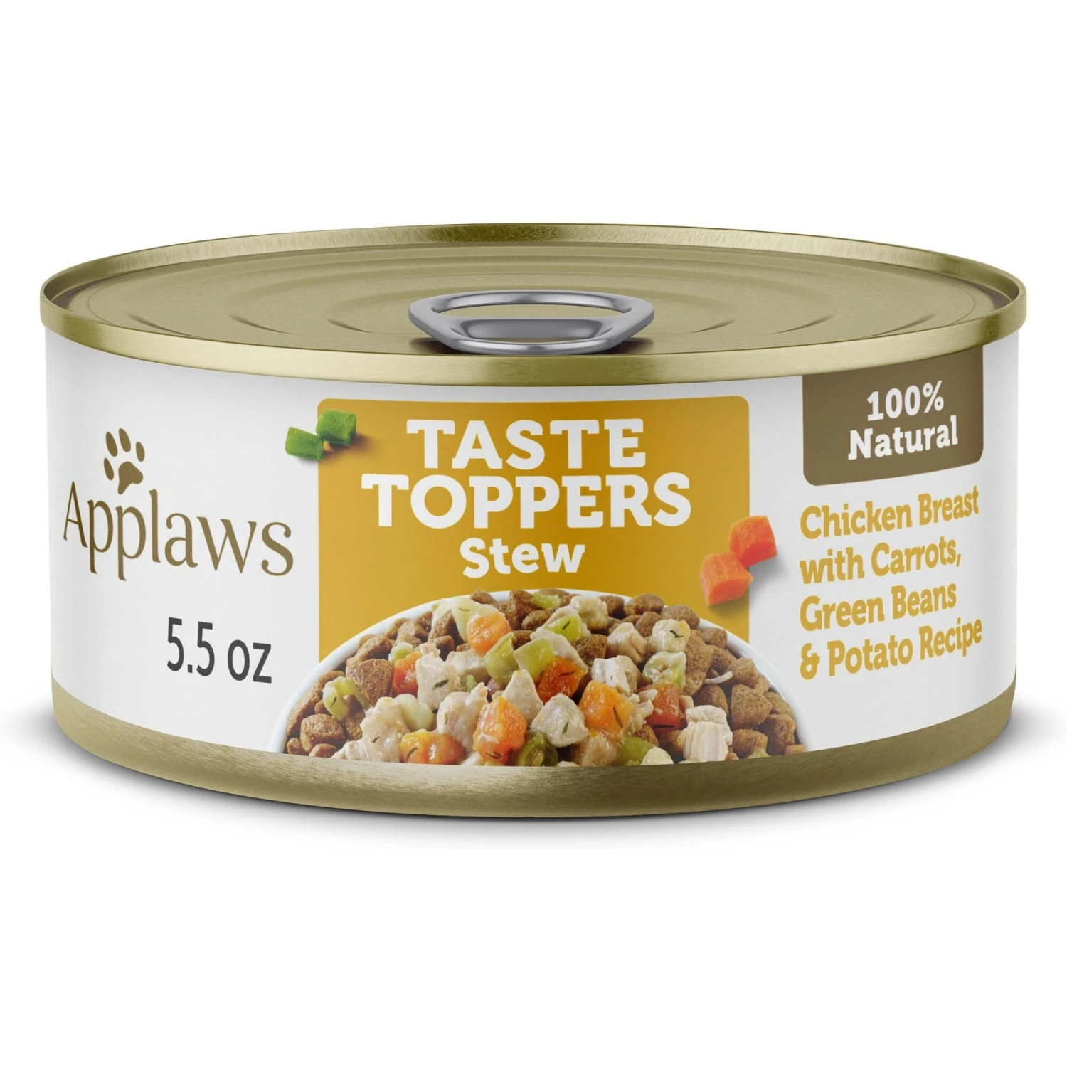 Applaws Taste Toppers Chicken Breast With Carrots, Green Beans & Potato Recipe Natural Wet Dog Food, 5.5-oz Pouch, Case Of 12 3 Applaws Taste Toppers Chicken Breast With Carrots, Green Beans & Potato Recipe Natural Wet Dog Food, 5.5-oz Pouch, Case Of 12