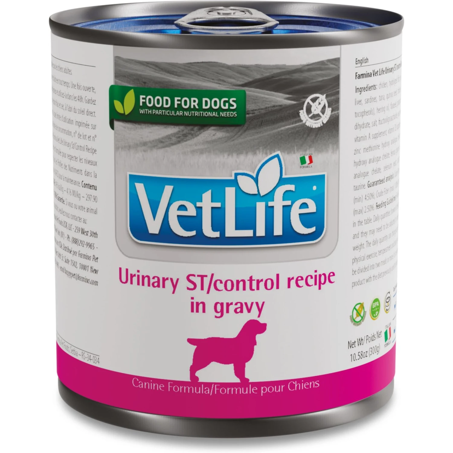 Farmina Vet Life Urinary ST/Control Recipe In Gravy Wet Dog Food 3 Farmina Vet Life Urinary ST/Control Recipe In Gravy Wet Dog Food