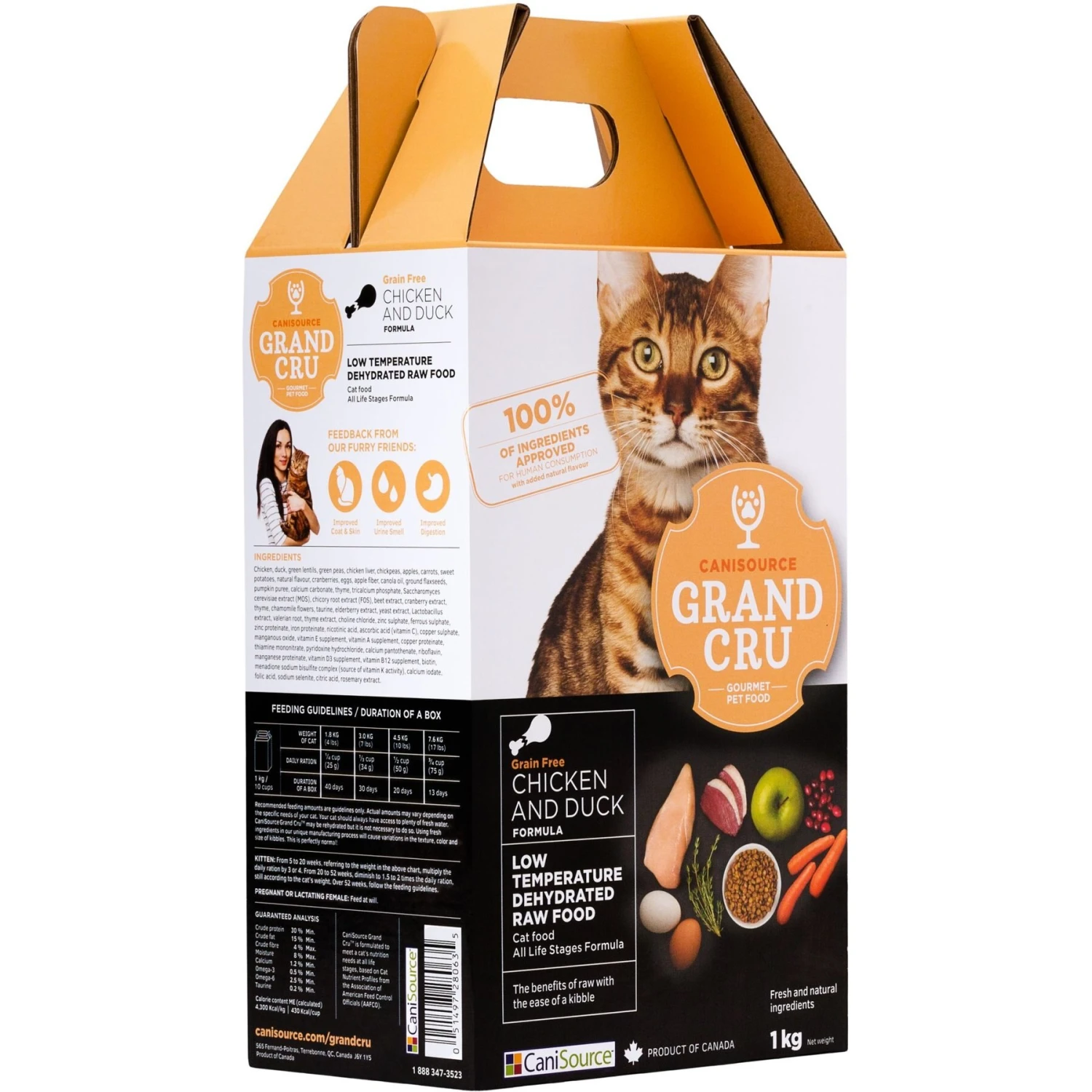 Canisource Grand Cru Grain-Free Chicken & Duck Dehydrated Cat Food 3 Canisource Grand Cru Grain-Free Chicken & Duck Dehydrated Cat Food