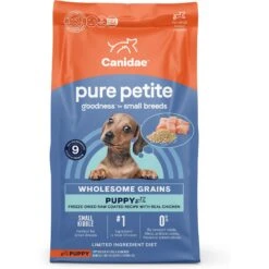 CANIDAE Pure Petite Premium Recipe Puppy Chicken & Wholesome Grains Dry Dog Food, 4-lb Bag