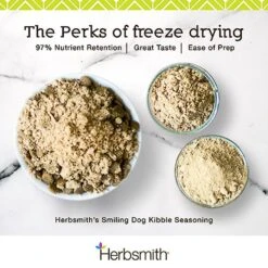 Herbsmith Smiling Dog Kibble Seasoning Freeze-Dried Beef With Potatoes, Carrots, & Celery Dog Food Topper 15 Herbsmith Smiling Dog Kibble Seasoning Freeze-Dried Beef With Potatoes, Carrots, & Celery Dog Food Topper -Blue Buffalo Shop 84492 PT4. AC SS1800 V1628800869