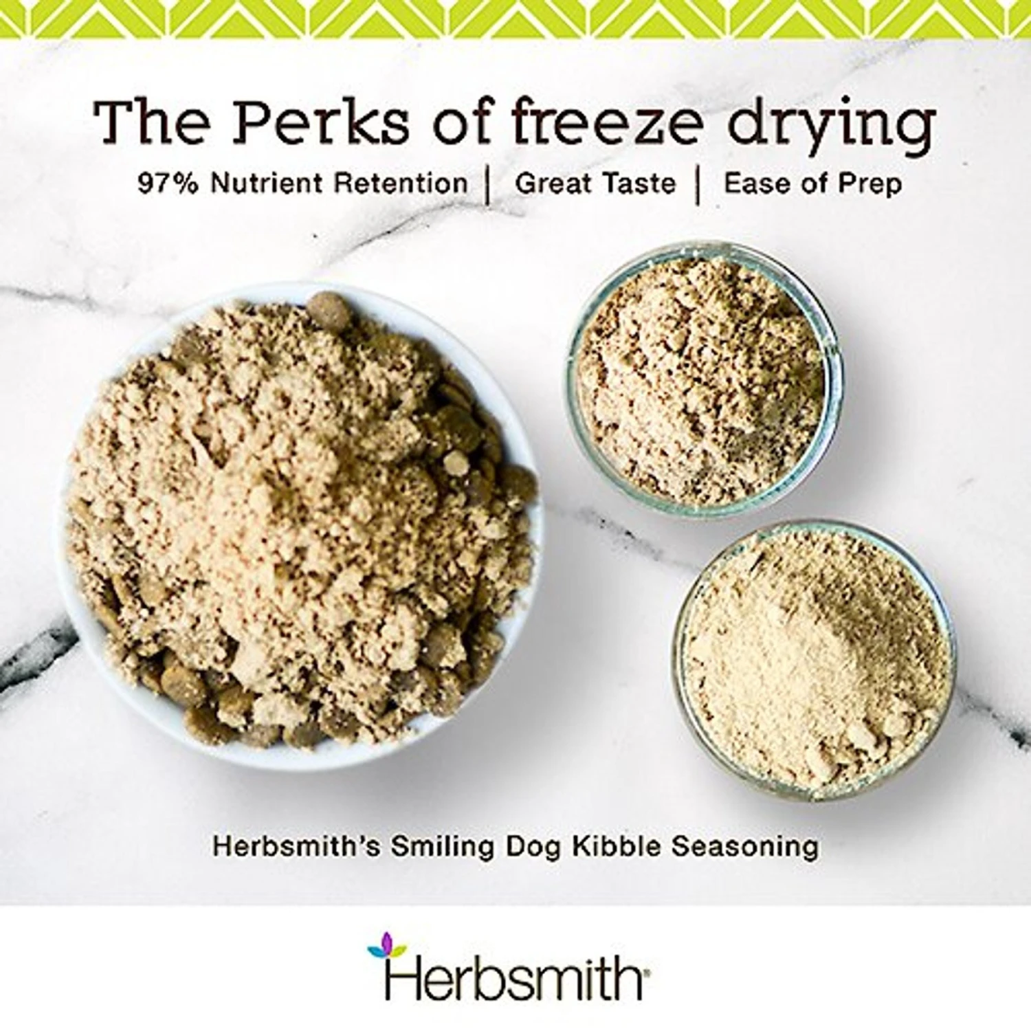 Herbsmith Smiling Dog Kibble Seasoning Freeze-Dried Beef With Potatoes, Carrots, & Celery Dog Food Topper 7 Herbsmith Smiling Dog Kibble Seasoning Freeze-Dried Beef With Potatoes, Carrots, & Celery Dog Food Topper - Image 5