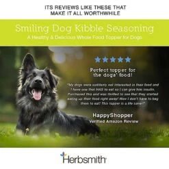 Herbsmith Smiling Dog Kibble Seasoning Freeze-Dried Beef With Potatoes, Carrots, & Celery Dog Food Topper 18 Herbsmith Smiling Dog Kibble Seasoning Freeze-Dried Beef With Potatoes, Carrots, & Celery Dog Food Topper -Blue Buffalo Shop 84492 PT7. AC SS1800 V1628800592