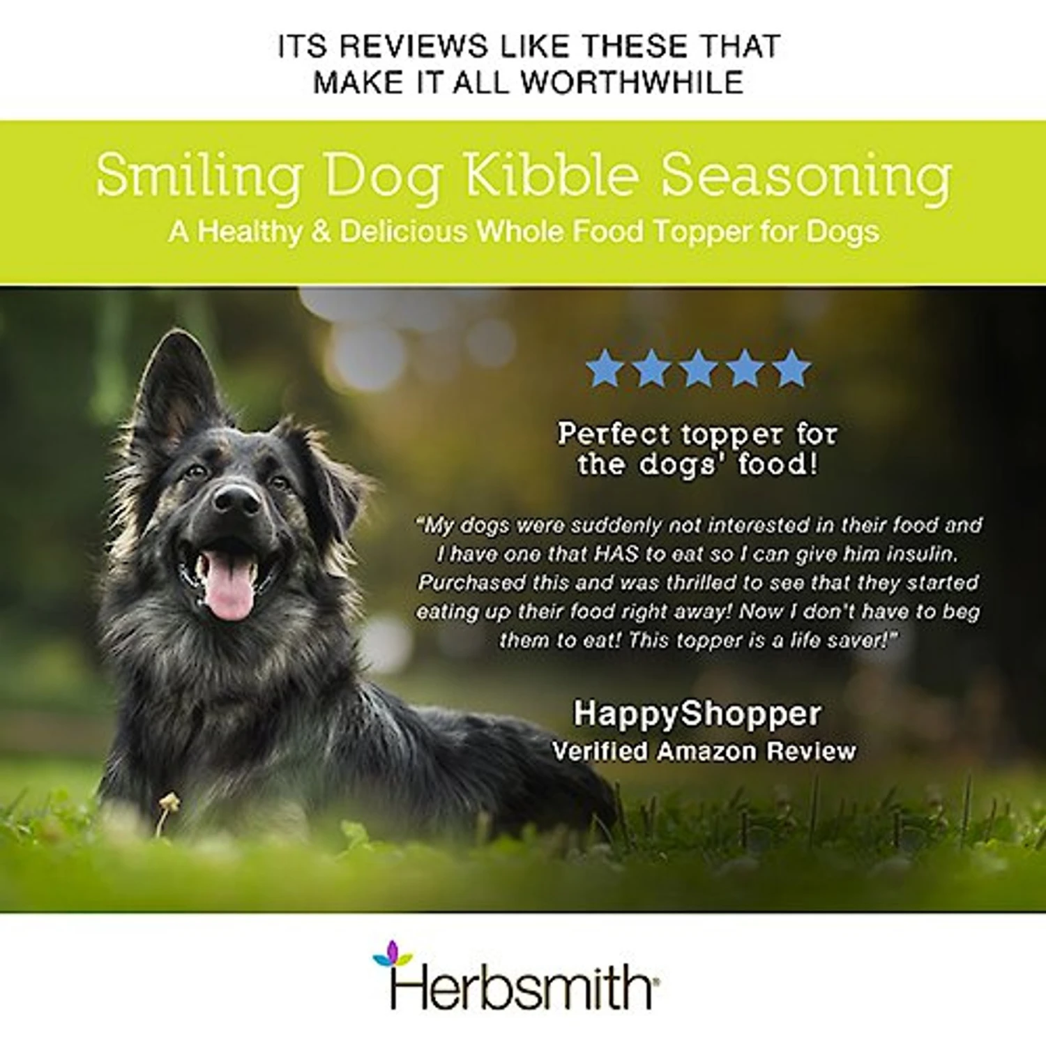 Herbsmith Smiling Dog Kibble Seasoning Freeze-Dried Beef With Potatoes, Carrots, & Celery Dog Food Topper 10 Herbsmith Smiling Dog Kibble Seasoning Freeze-Dried Beef With Potatoes, Carrots, & Celery Dog Food Topper - Image 8