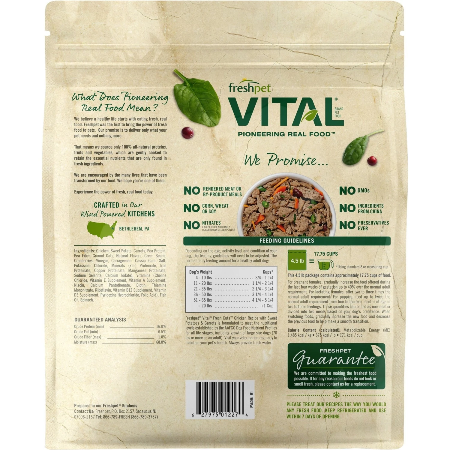 Freshpet Vital Beef & Lamb Grain-Free Fresh Dog Food, 2 + Freshpet Vital Fresh Cuts Chicken Recipe Fresh Dog Food, 2 7 Freshpet Vital Beef & Lamb Grain-Free Fresh Dog Food, 2 + Freshpet Vital Fresh Cuts Chicken Recipe Fresh Dog Food, 2 - Image 5