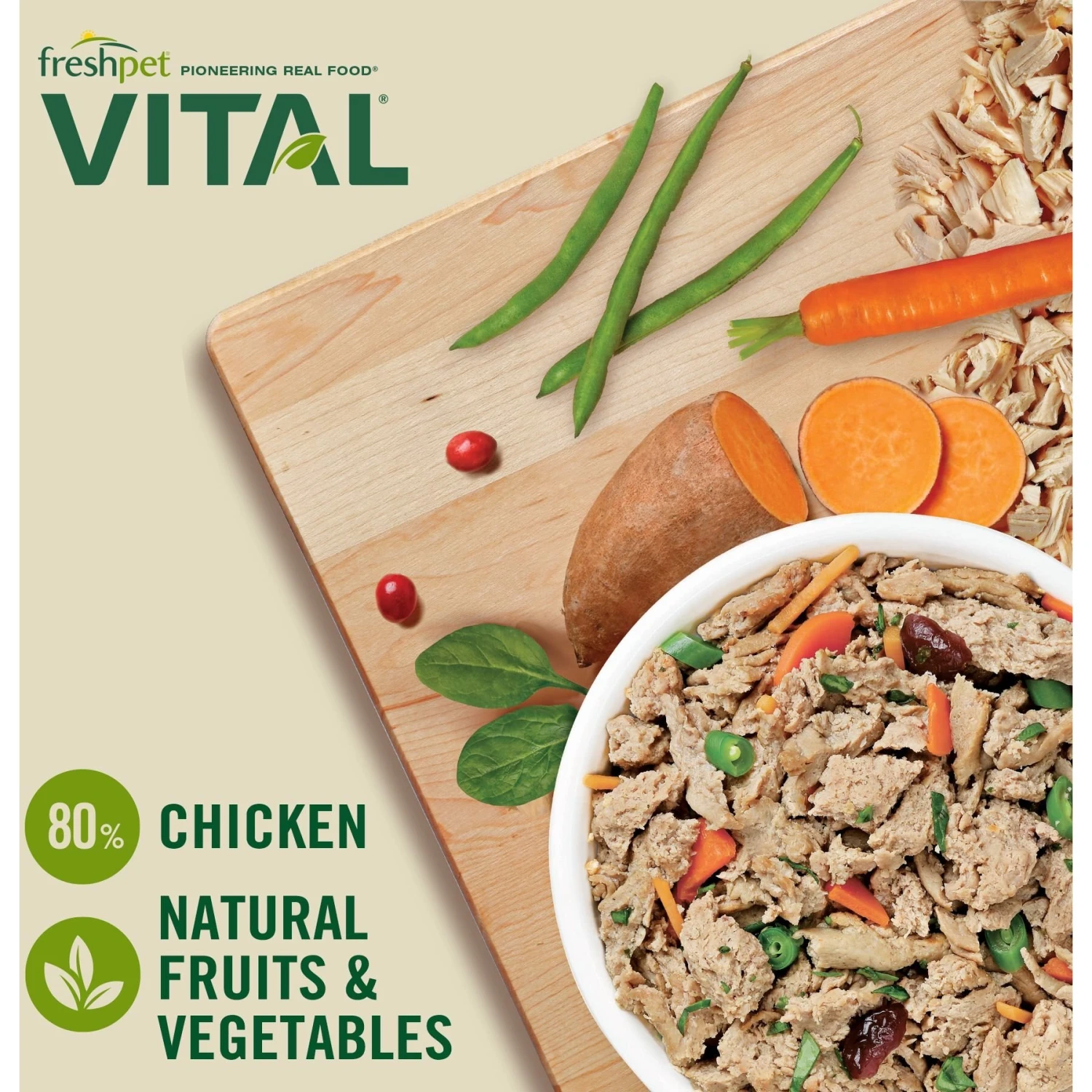 Freshpet Vital Chicken, Beef, Salmon & Egg Recipe Grain-Free Fresh Dog Food, 2 + Freshpet Vital Fresh Cuts Chicken Recipe Fresh Dog Food, 2 8 Freshpet Vital Chicken, Beef, Salmon & Egg Recipe Grain-Free Fresh Dog Food, 2 + Freshpet Vital Fresh Cuts Chicken Recipe Fresh Dog Food, 2 - Image 6