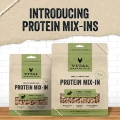 Vital Essentials Protein Mix-In Rabbit Recipe Mini Nibs Grain-Free Freeze-Dried Raw Dog Food Topper -Blue Buffalo Shop 846230 PT2. AC SS1800 V1685991177
