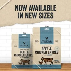 Vital Essentials Beef & Chicken Entree Cat Food Mini Nibs Grain-Free Freeze-Dried Raw Cat Food, 12-oz Bag 10 Vital Essentials Beef & Chicken Entree Cat Food Mini Nibs Grain-Free Freeze-Dried Raw Cat Food, 12-oz Bag -Blue Buffalo Shop 846294 PT2. AC SS1800 V1685991698