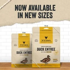 Vital Essentials Duck Entree Cat Food Mini Nibs Grain-Free Freeze-Dried Raw Cat Food, 8-oz Bag 10 Vital Essentials Duck Entree Cat Food Mini Nibs Grain-Free Freeze-Dried Raw Cat Food, 8-oz Bag -Blue Buffalo Shop 846326 PT2. AC SS1800 V1685991700
