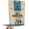 Vital Essentials Beef & Chicken Entree Cat Food Mini Patties Grain-Free Freeze-Dried Raw Cat Food, 3.75-oz Bag 2 Vital Essentials Beef & Chicken Entree Cat Food Mini Patties Grain-Free Freeze-Dried Raw Cat Food, 3.75-oz Bag -Blue Buffalo Shop 846342 MAIN. AC SS1800 V1685990368