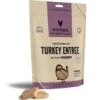 Vital Essentials Turkey Entree Cat Food Mini Patties Grain-Free Freeze-Dried Raw Cat Food, 3.5-oz Bag