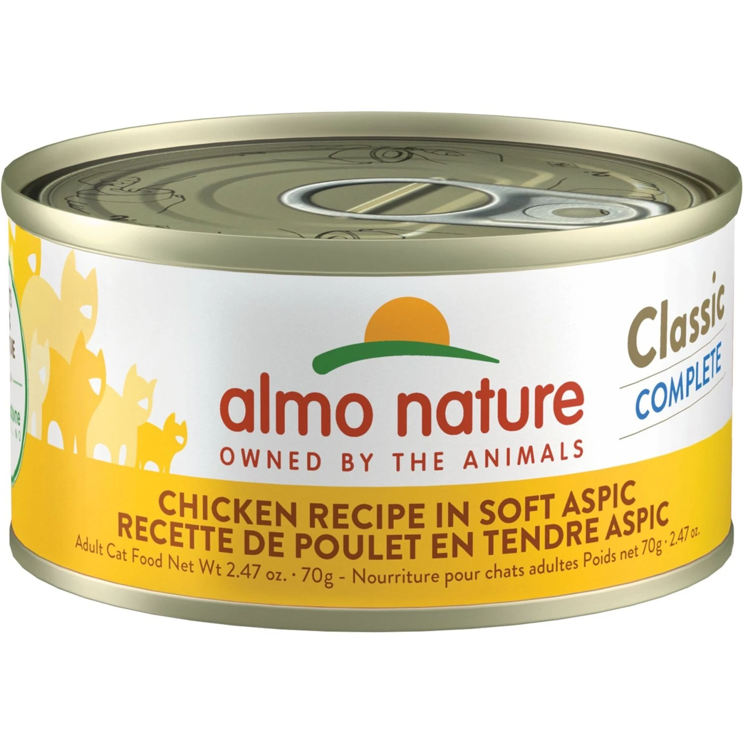 Almo Nature Classic Complete Premium Grain-Free Chicken Recipe In Soft Aspic Cat Food, 2.47-oz, Case Of 12 3 Almo Nature Classic Complete Premium Grain-Free Chicken Recipe In Soft Aspic Cat Food, 2.47-oz, Case Of 12