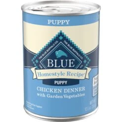 Blue Buffalo Homestyle Recipe Puppy Chicken Dinner With Garden Vegetables Canned Dog Food -Blue Buffalo Shop 84999 PT2. AC SS1800 V1572895683