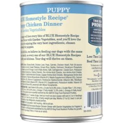 Blue Buffalo Homestyle Recipe Puppy Chicken Dinner With Garden Vegetables Canned Dog Food -Blue Buffalo Shop 84999 PT3. AC SS1800 V1572895687