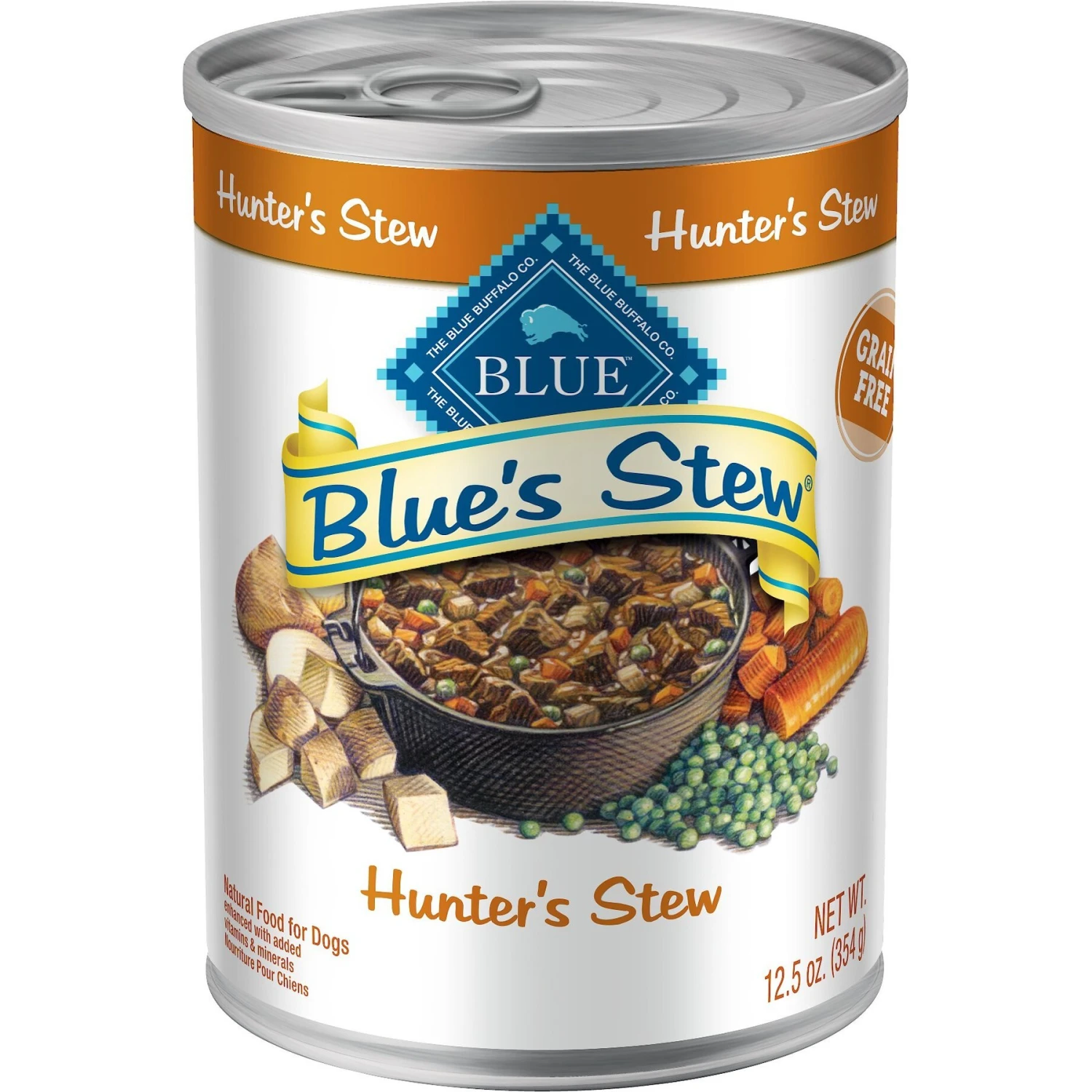 Blue Buffalo Blue's Hunter's Stew Grain-Free Canned Dog Food 3 Blue Buffalo Blue's Hunter's Stew Grain-Free Canned Dog Food