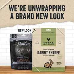 Vital Essentials Freeze-Dried Raw Rabbit Entree Cat Food, 8-oz Bag -Blue Buffalo Shop 850958 PT2. AC SS1800 V1683899038
