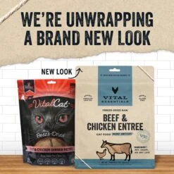 Vital Essentials Freeze-Dried Raw Beef & Chicken Entree Cat Food, 8-oz Bag 10 Vital Essentials Freeze-Dried Raw Beef & Chicken Entree Cat Food, 8-oz Bag -Blue Buffalo Shop 850990 PT2. AC SS1800 V1683899039