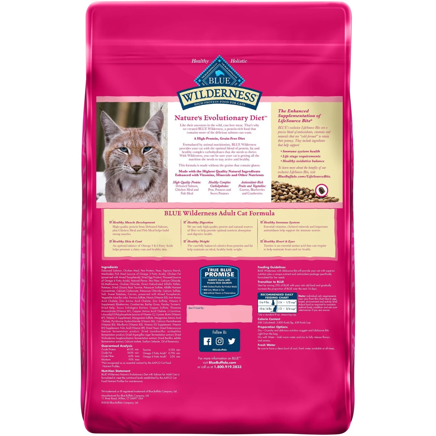 Blue Buffalo Wilderness Chicken Recipe Grain-Free Dry Cat Food & Blue Buffalo Wilderness Salmon Recipe Grain-Free Dry Cat Food 9 Blue Buffalo Wilderness Chicken Recipe Grain-Free Dry Cat Food & Blue Buffalo Wilderness Salmon Recipe Grain-Free Dry Cat Food - Image 7