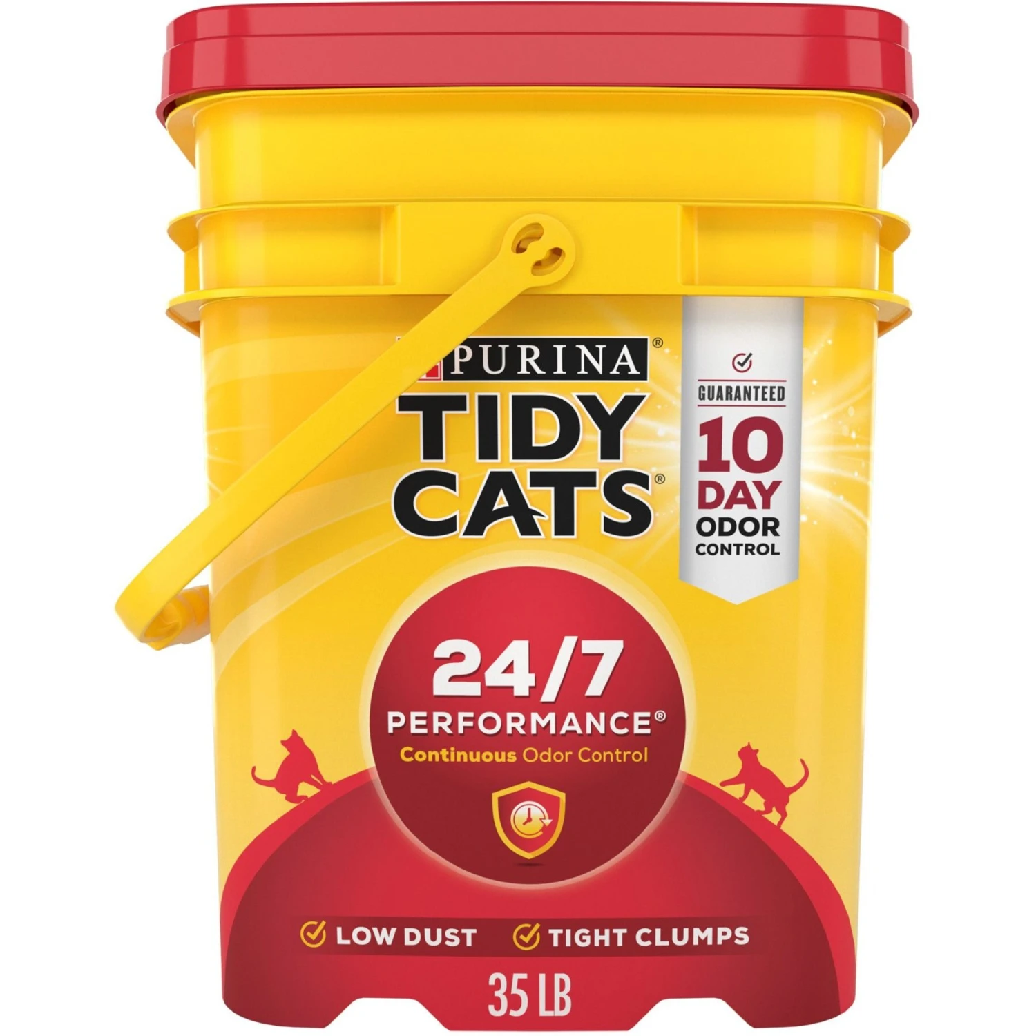 Tidy Cats 24/7 Performance Scented Clumping Clay Cat Litter & Cat Chow Indoor Hairball & Healthy Weight Dry Cat Food 4 Tidy Cats 24/7 Performance Scented Clumping Clay Cat Litter & Cat Chow Indoor Hairball & Healthy Weight Dry Cat Food - Image 2