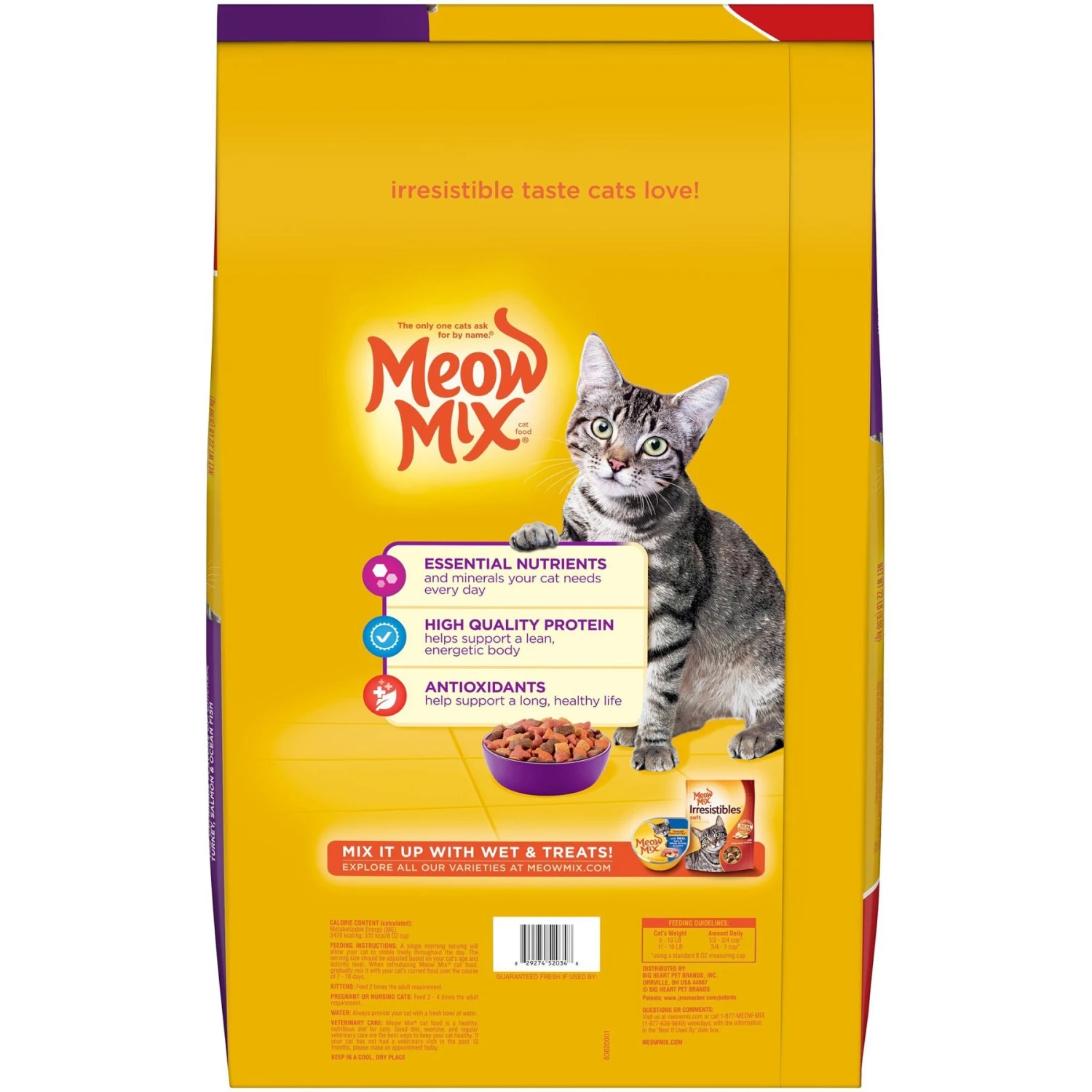 Meow Mix Original Choice Dry Cat Food & Friskies Shreds In Gravy Variety Pack Canned Cat Food 5 Meow Mix Original Choice Dry Cat Food & Friskies Shreds In Gravy Variety Pack Canned Cat Food - Image 3