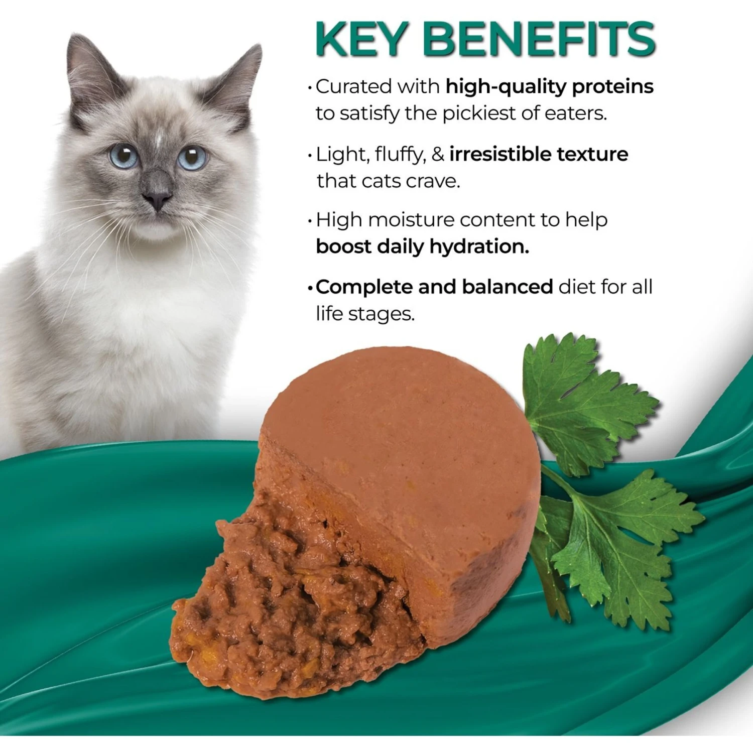 Fussie Cat Fine Dining Mousse Tuna With Pumpkin Entree Wet Cat Food, 2.47-oz Can, Case Of 24 5 Fussie Cat Fine Dining Mousse Tuna With Pumpkin Entree Wet Cat Food, 2.47-oz Can, Case Of 24 - Image 3