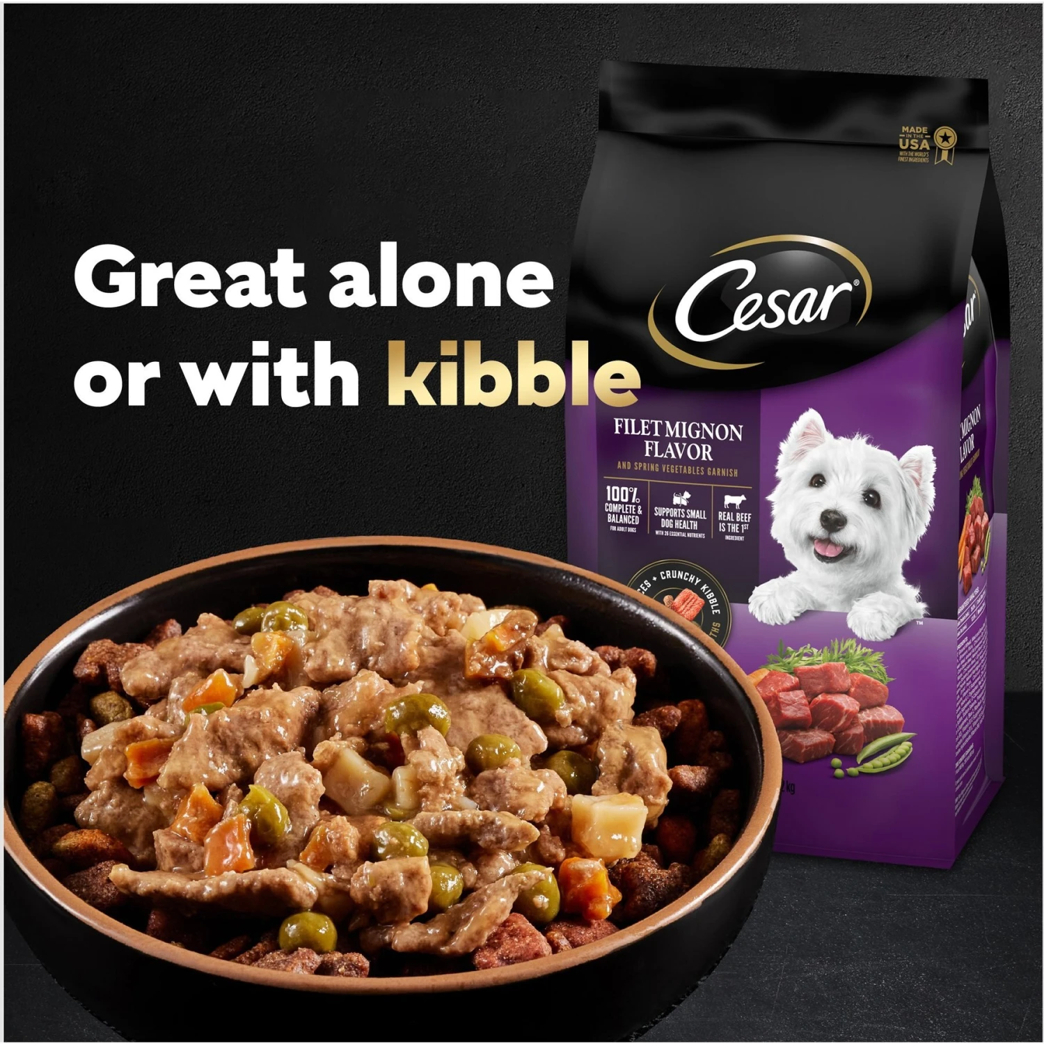 Cesar Home Delights Slow Cooked Chicken & Vegetables Dinner In Sauce Small Breed Adult Wet Dog Food Trays 10 Cesar Home Delights Slow Cooked Chicken & Vegetables Dinner In Sauce Small Breed Adult Wet Dog Food Trays - Image 8