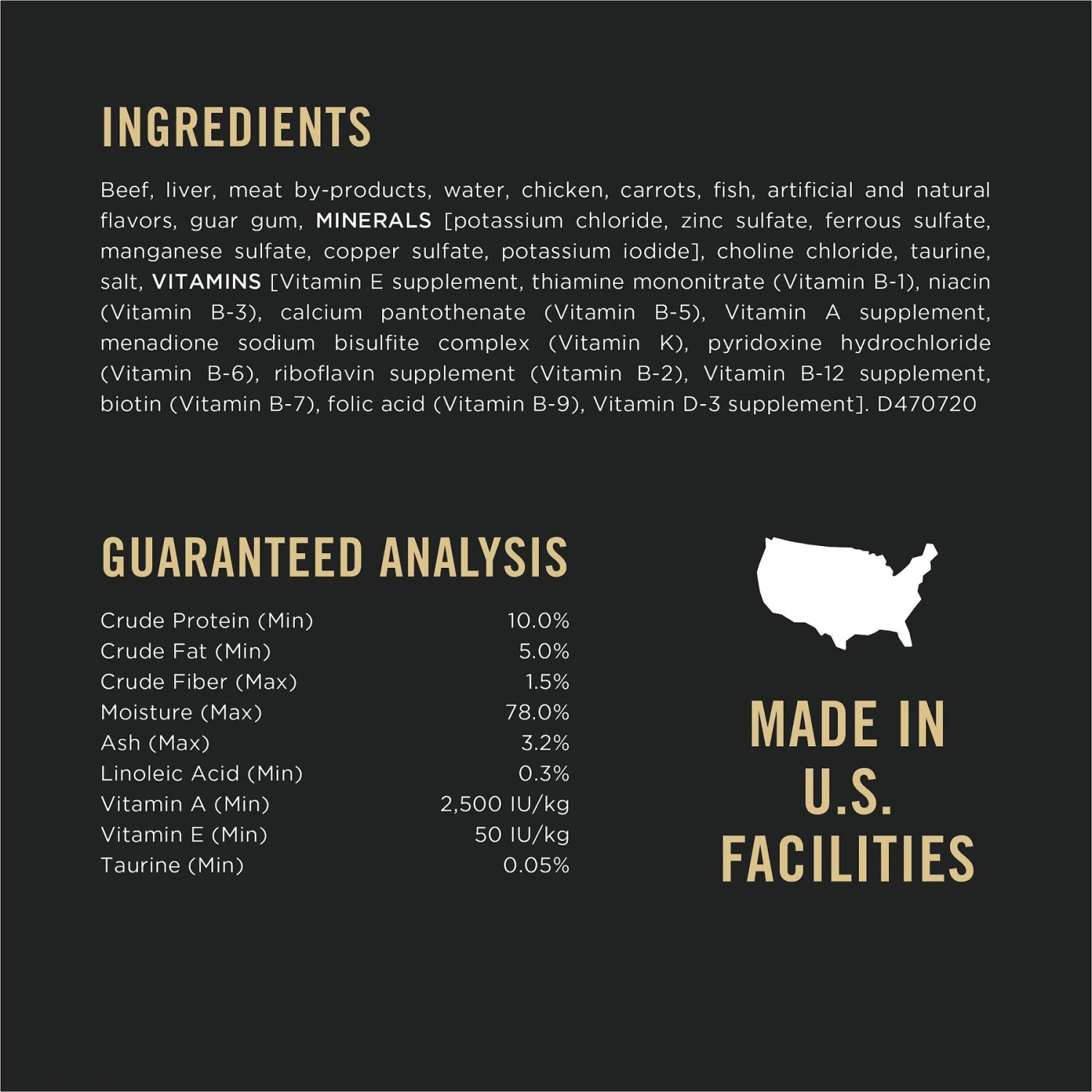 Purina Pro Plan Classic Beef & Carrots Entree Grain-Free Canned Cat Food 7 Purina Pro Plan Classic Beef & Carrots Entree Grain-Free Canned Cat Food - Image 5