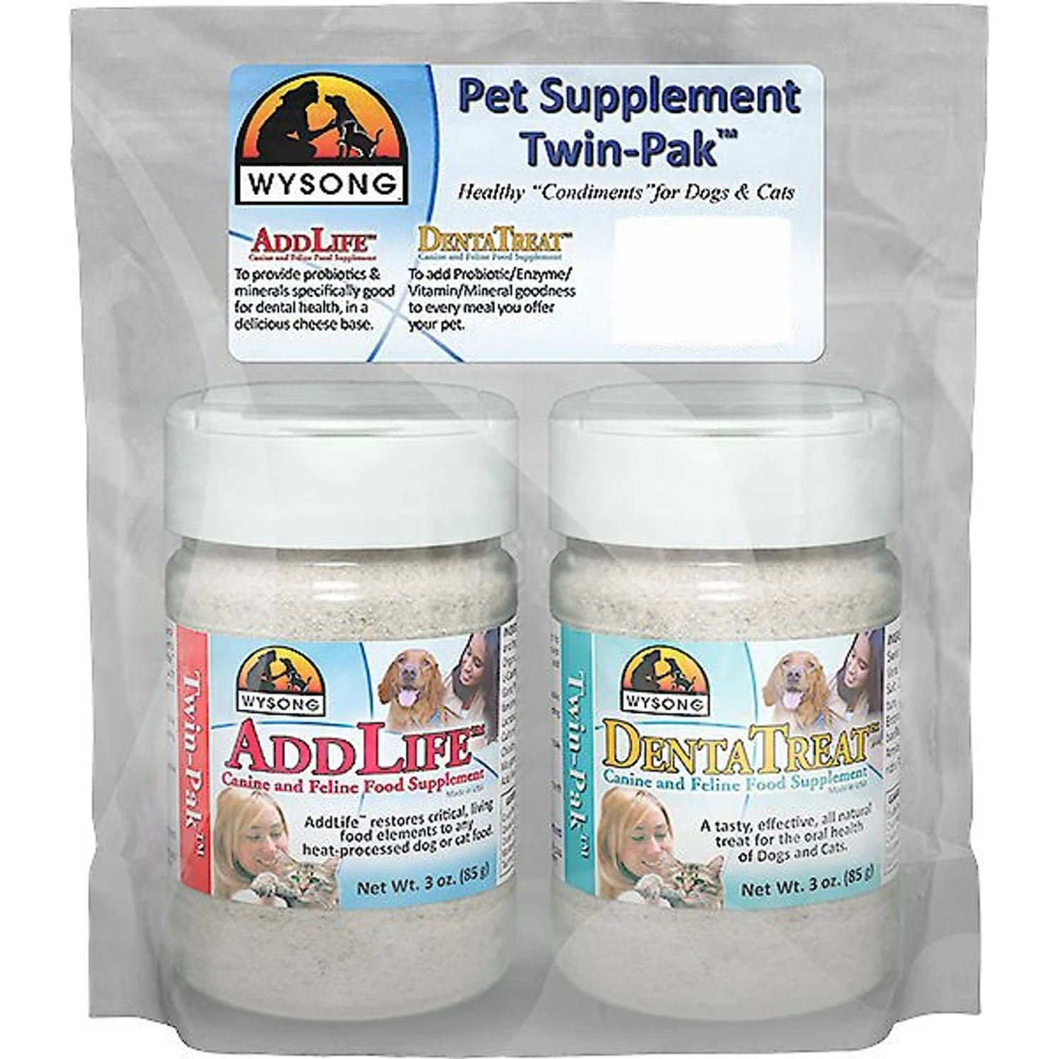 Wysong Pet Supplement Twin-Pak Dog & Cat Food Supplement 3 Wysong Pet Supplement Twin-Pak Dog & Cat Food Supplement