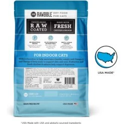 BIXBI Rawbble Dry Food Chicken Salmon Recipe For Indoor Cats, 3-lb Bag 11 BIXBI Rawbble Dry Food Chicken Salmon Recipe For Indoor Cats, 3-lb Bag -Blue Buffalo Shop 870966 PT1. AC SS1800 V1691515597