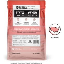 BIXBI Rawbble Dry Food Salmon Recipe For Cats, 3-lb Bag -Blue Buffalo Shop 870998 PT1. AC SS1800 V1691515598