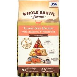 Whole Earth Farms Grain-Free Salmon & Whitefish Dry Dog Food