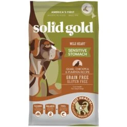 Solid Gold Wild Heart Sensitive Stomach Grain-Free Quail, Chickpea & Pumpkin Dry Dog Food