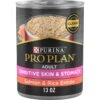 Purina Pro Plan Sensitive Skin & Stomach Wet Dog Food Pate Salmon & Rice Entree, 13-oz Can, Case Of 12 -Blue Buffalo Shop 877790 MAIN. AC SS1800 V1686068166