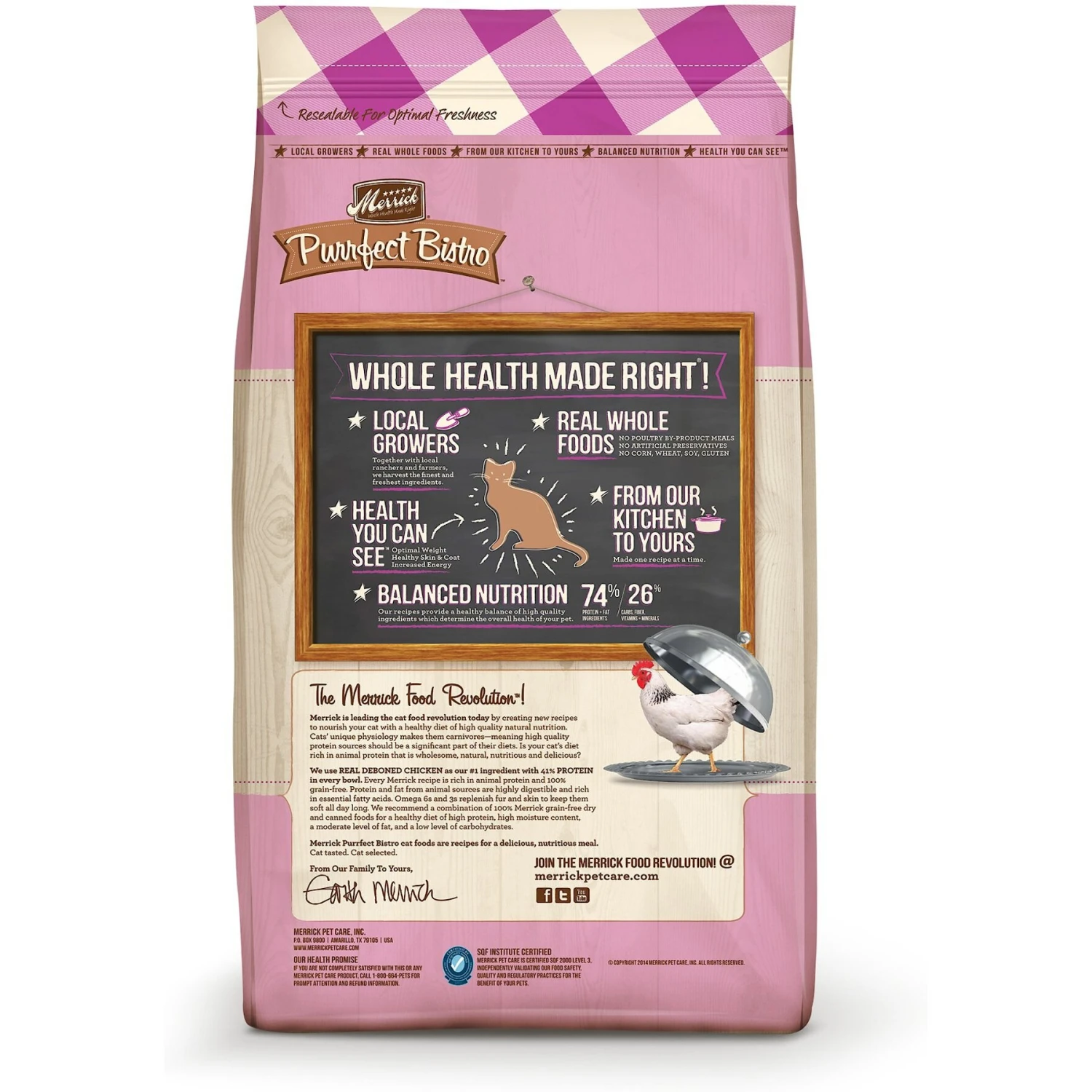 Merrick Purrfect Bistro Grain-Free Healthy Kitten Recipe Dry Cat Food 4 Merrick Purrfect Bistro Grain-Free Healthy Kitten Recipe Dry Cat Food - Image 2