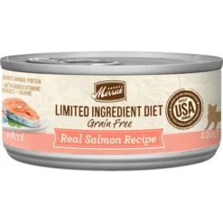 Merrick Limited Ingredient Diet Grain-Free Real Salmon Pate Recipe Canned Cat Food